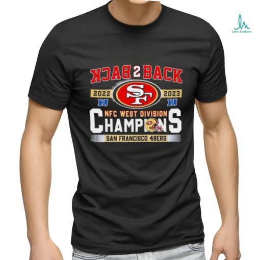 SF 49ers Back To Back 2023 NFC West Division Champions shirt