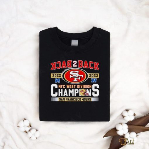 SF 49ers Back To Back 2023 NFC West Division Champions shirt