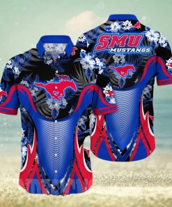 SMU Mustangs NCAA Flower Unisex Hawaiian Shirt