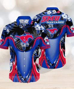 SMU Mustangs NCAA Flower Unisex Hawaiian Shirt