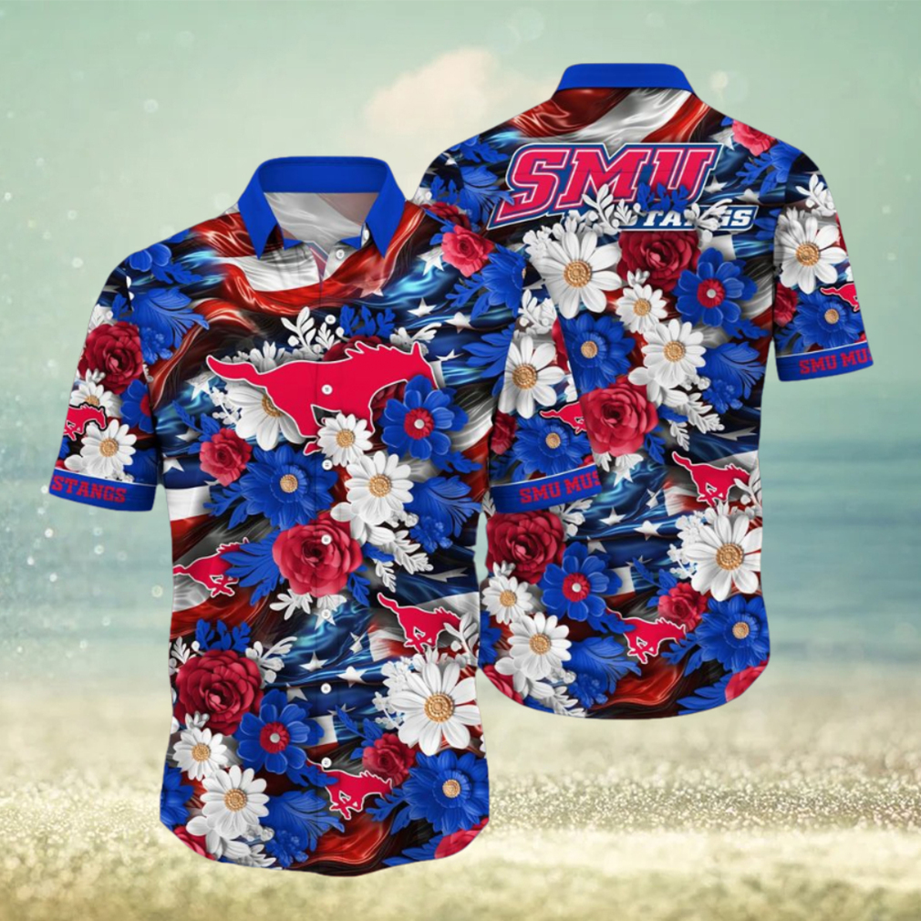 SMU Mustangs NCAA3 Hawaii Shirt Independence Day SMU Mustangs NCAA3 Hawaii Shirt Independence Day