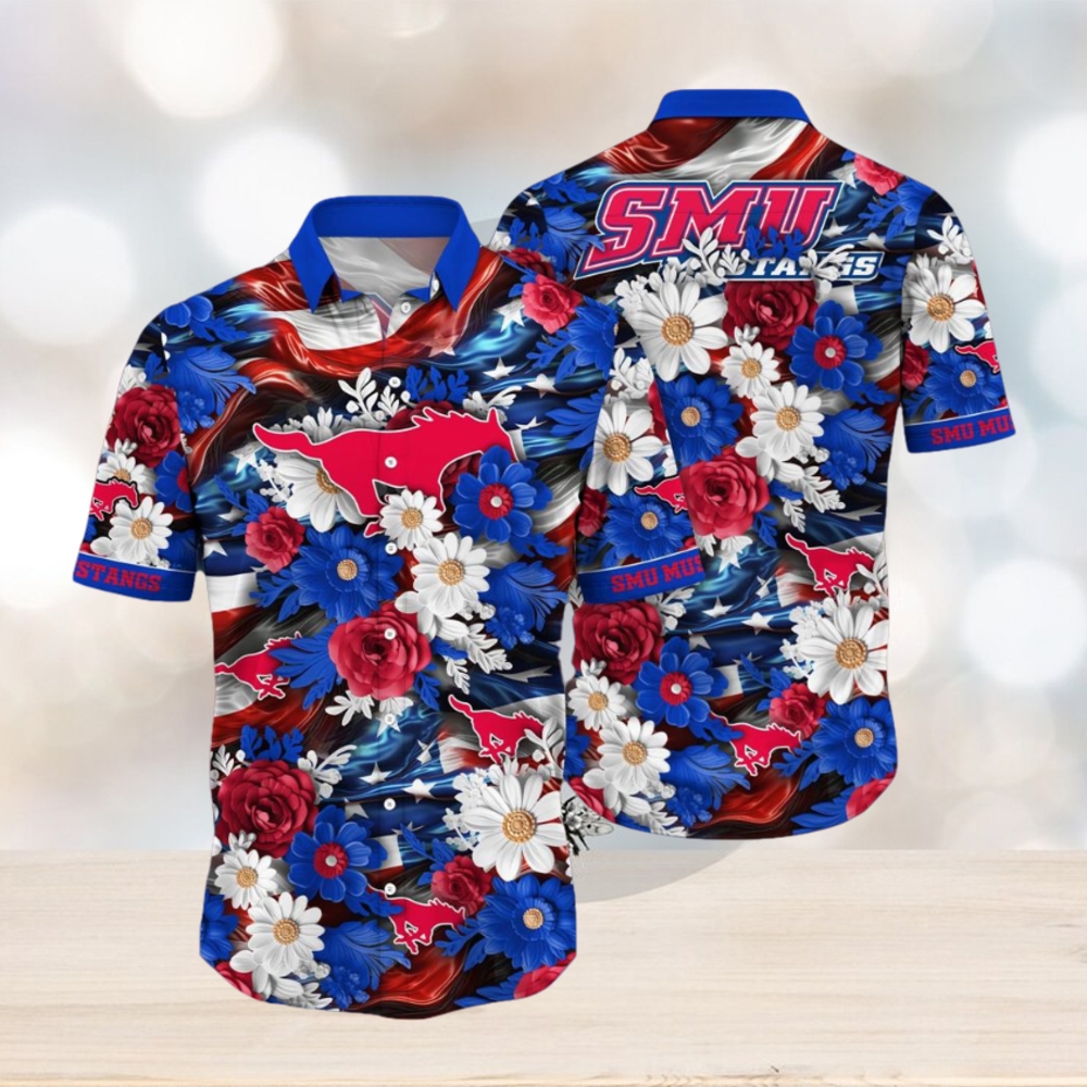 SMU Mustangs NCAA3 Hawaii Shirt Independence Day SMU Mustangs NCAA3 Hawaii Shirt Independence Day