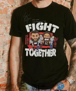 Sami Zayn Autographed & Inscribed Fight Together Match Worn T Shirt