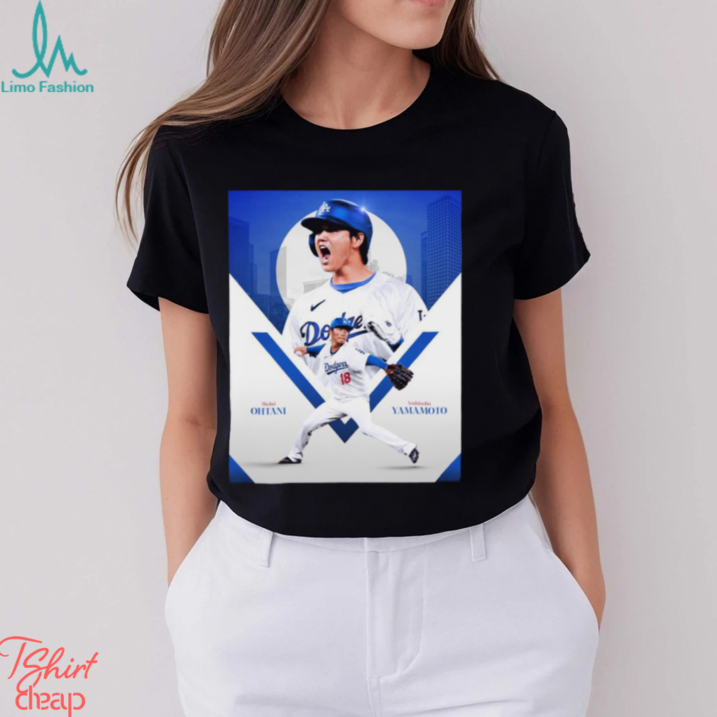 Samurai Japan Shohei Ohtani And Yoshinobu Yamamoto L.A. Edition Shirt Samurai Japan Shohei Ohtani And Yoshinobu Yamamoto L.A. Edition Shirt