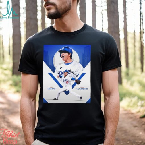 Samurai Japan Shohei Ohtani And Yoshinobu Yamamoto L.A. Edition Shirt