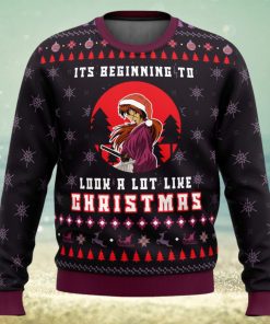 Samurai X Its Beginning To Look a Lot Like Christmas Ugly Christmas Sweater