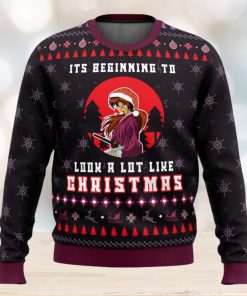 Samurai X Its Beginning To Look a Lot Like Christmas Ugly Christmas Sweater