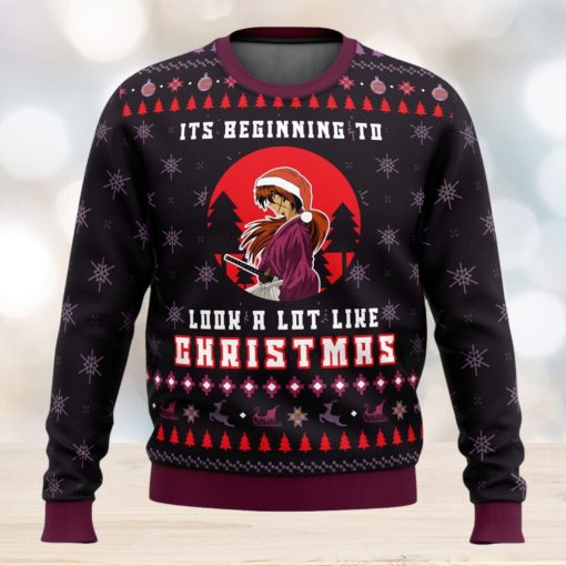 Samurai X Its Beginning To Look a Lot Like Christmas Ugly Christmas Sweater