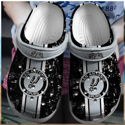 San Antonio Spurs Basketball Comfortable Clogs Shoes Crocs