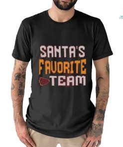 San Francisco 49ERS Santa’s Favorite team Christmas 2023 Shirt