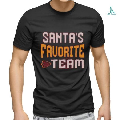 San Francisco 49ERS Santa’s Favorite team Christmas 2023 Shirt