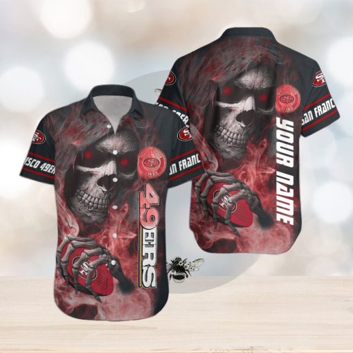 San Francisco 49Ers NFL All Over Print Personalized Hawaiian Shirt And Shorts For Fans