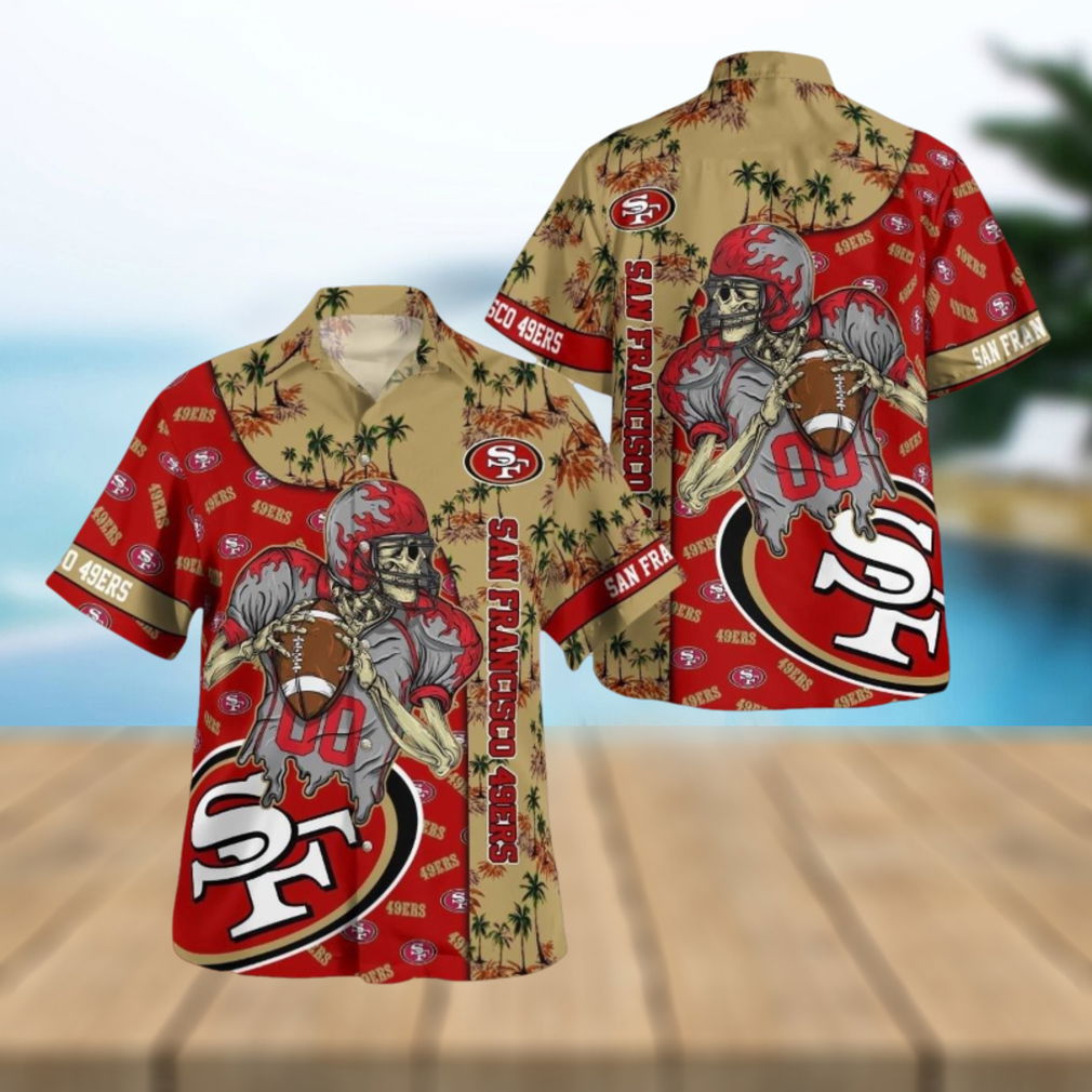 San Francisco 49ers 3D Hawaiian Shirt And Short Combo Gift Beach San Francisco 49ers 3D Hawaiian Shirt And Short Combo Gift Beach