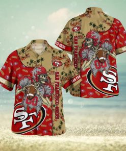 San Francisco 49ers 3D Hawaiian Shirt And Short Combo Gift Beach