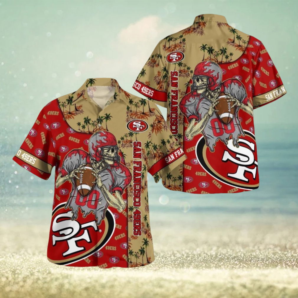San Francisco 49ers 3D Hawaiian Shirt And Short Combo Gift Beach San Francisco 49ers 3D Hawaiian Shirt And Short Combo Gift Beach