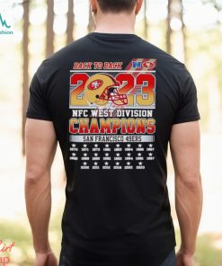 San Francisco 49ers Back2back 2023 Champions T Shirt