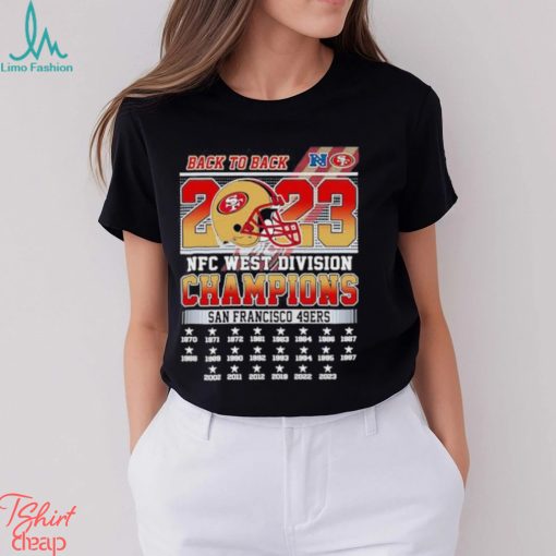 San Francisco 49ers Back2back 2023 Champions T Shirt
