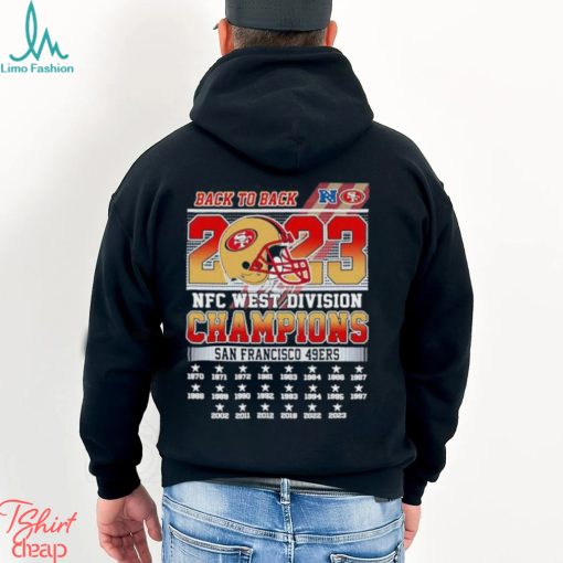 San Francisco 49ers Back2back 2023 Champions T Shirt