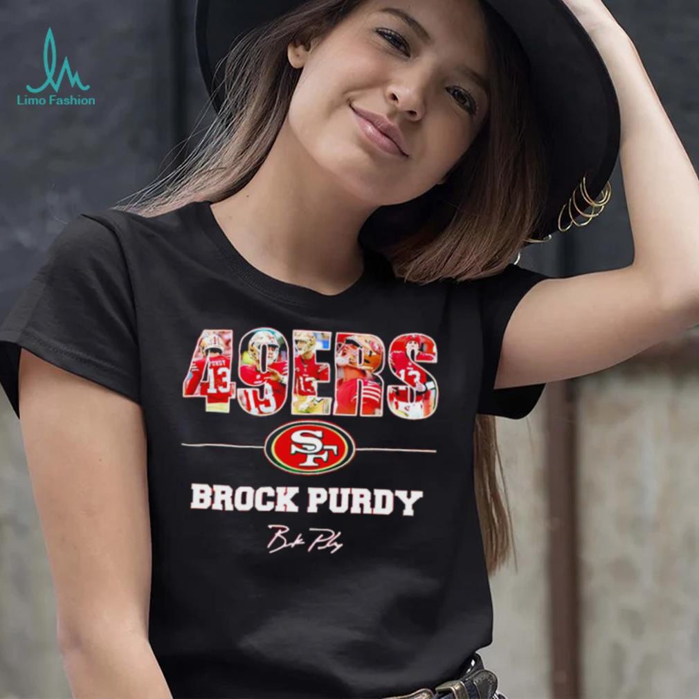 San Francisco 49ers Brock Purdy Signature T Shirt San Francisco 49ers Brock Purdy Signature T Shirt