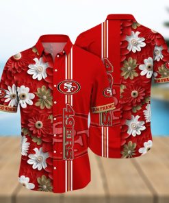 San Francisco 49ers Hawaii Shirt Flower Sporty And Stylish