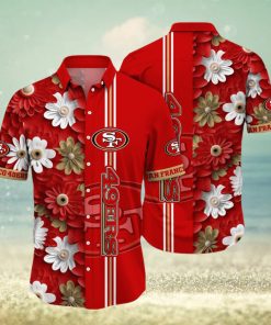 San Francisco 49ers Hawaii Shirt Flower Sporty And Stylish