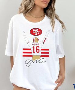 San Francisco 49ers Joseph Montana’s back 16 signature shirt