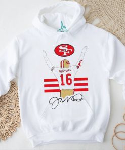 San Francisco 49ers Joseph Montana’s back 16 signature shirt
