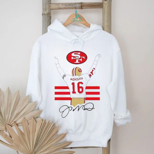San Francisco 49ers Joseph Montana’s back 16 signature shirt