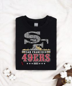 San Francisco 49ers Logo Players Name 2023 Playoff shirt