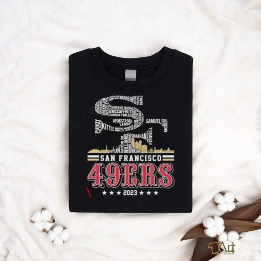 San Francisco 49ers Logo Players Name 2023 Playoff shirt