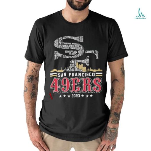 San Francisco 49ers Logo Players Name 2023 Playoff shirt