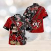 NFL San Francisco 49ers Hawaiian Shirt Parrot Pattern Summer Beach Gift, NFL Hawaiian Shirt