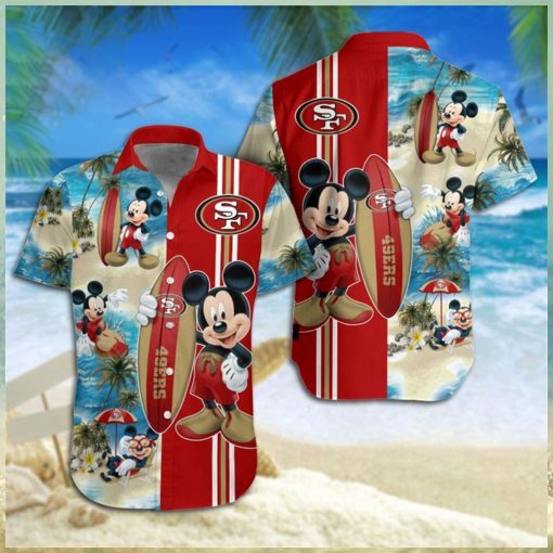 San Francisco 49ers Mickey Mouse Hawaiian Shirt