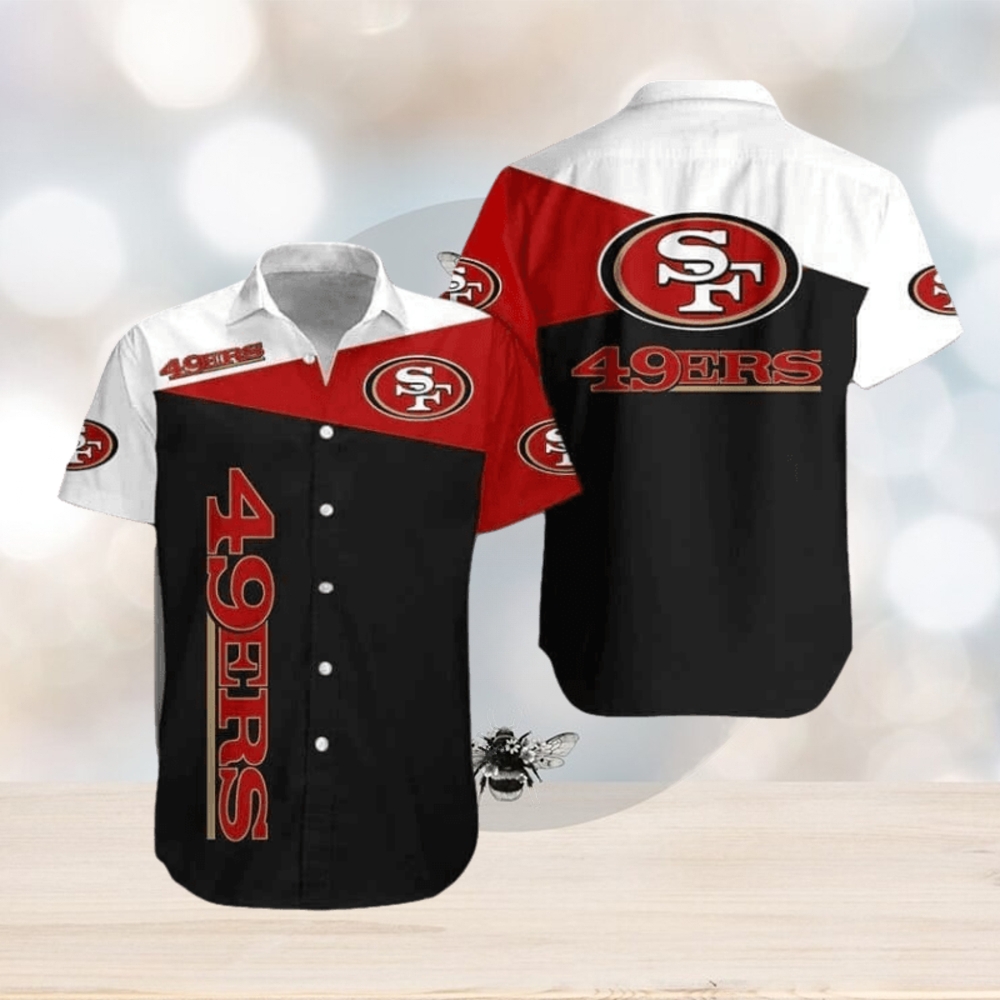 San Francisco 49ers NFL Hawaiian Shirt Gift For Football Boyfriend, NFL Hawaiian Shirt San Francisco 49ers NFL Hawaiian Shirt Gift For Football Boyfriend, NFL Hawaiian Shirt