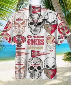 San Francisco 49ers Skull Limited Edition Hawaiian Shirt 3D All Over Print, Men, Women