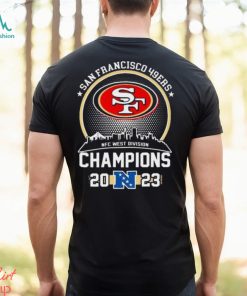 San Francisco 49ers Skyline 2023 Nfc West Division Champions Shirt