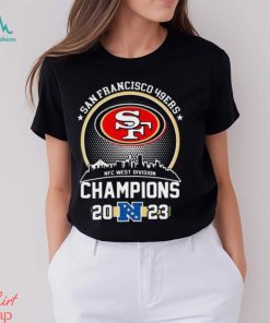 San Francisco 49ers Skyline 2023 Nfc West Division Champions Shirt