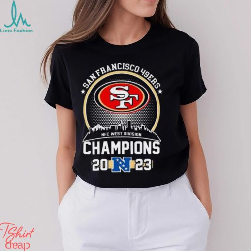 San Francisco 49ers Skyline 2023 Nfc West Division Champions Shirt