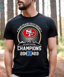 San Francisco 49ers Skyline 2023 Nfc West Division Champions Shirt