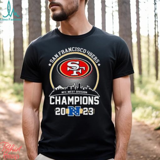 San Francisco 49ers Skyline 2023 Nfc West Division Champions Shirt