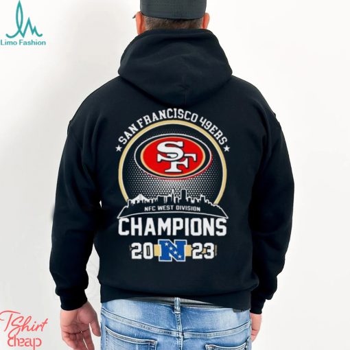 San Francisco 49ers Skyline 2023 Nfc West Division Champions Shirt