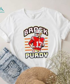 San Francisco 49ers football Brock Purdy player pose retro gift shirt