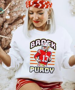 San Francisco 49ers football Brock Purdy player pose retro gift shirt