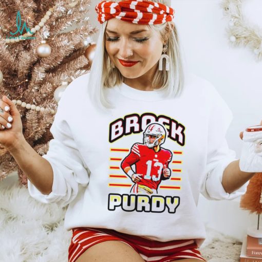 San Francisco 49ers football Brock Purdy player pose retro gift shirt