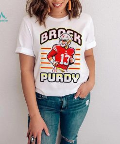 San Francisco 49ers football Brock Purdy player pose retro gift shirt