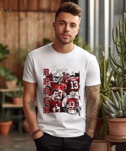 San Francisco 49ers football Brock Purdy player pose signature retro shirt
