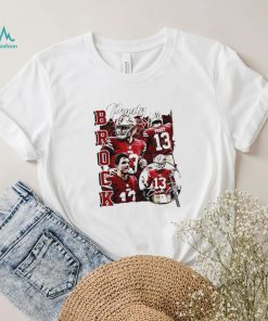 San Francisco 49ers football Brock Purdy player pose signature retro shirt