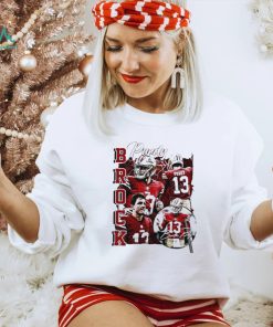 San Francisco 49ers football Brock Purdy player pose signature retro shirt