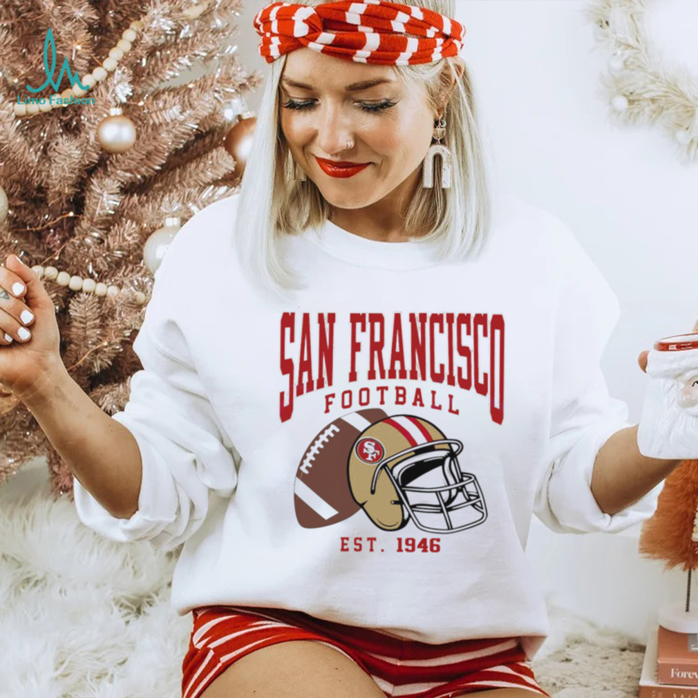 San Francisco 49ers football est. 1946 NFL helmet logo shirt San Francisco 49ers football est. 1946 NFL helmet logo shirt