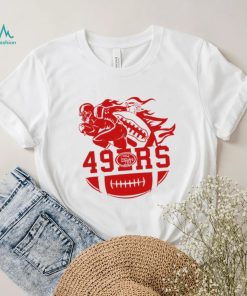 San Francisco 49ers football player half a ball logo shirt, hoodie, sweater, long sleeve and tank top San Francisco 49ers football player half a ball logo shirt